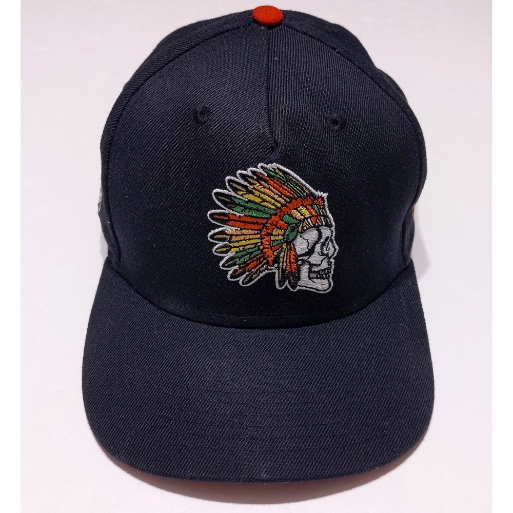 TWNTY-TWO Dream Catchers Skull Native American Hat Cap Snapback Black